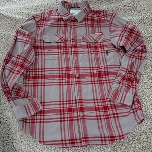 Men's Columbia flannel shirt WSU